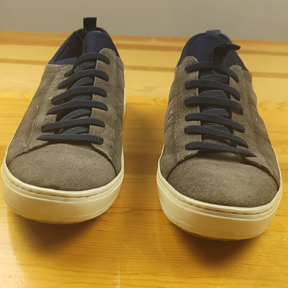 Martin Dingman Mens Suede Casual Lace Up Sneakers Shoes Size 8M Gray